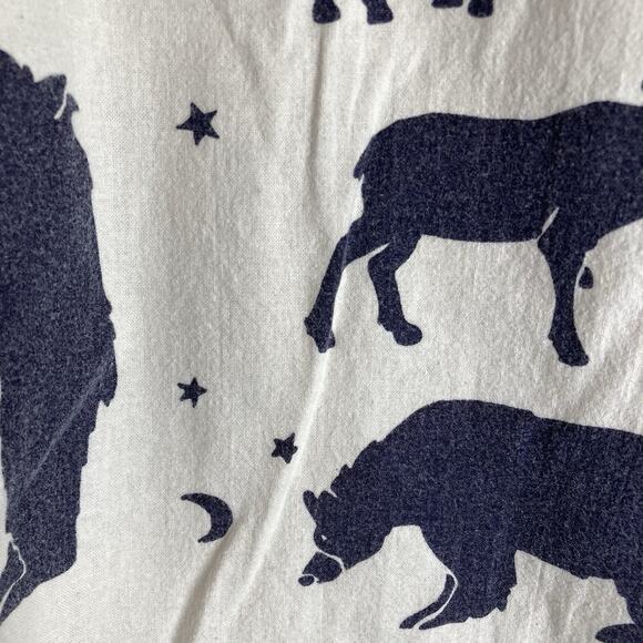 Vintage 90s Punch Women's‎ Moose Bear Print Button Up Shirt Size M Wilderness - Picture 12 of 12